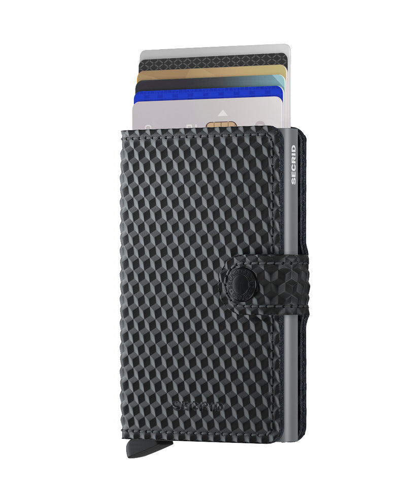 Miniwallet Cubic Black-Titanium