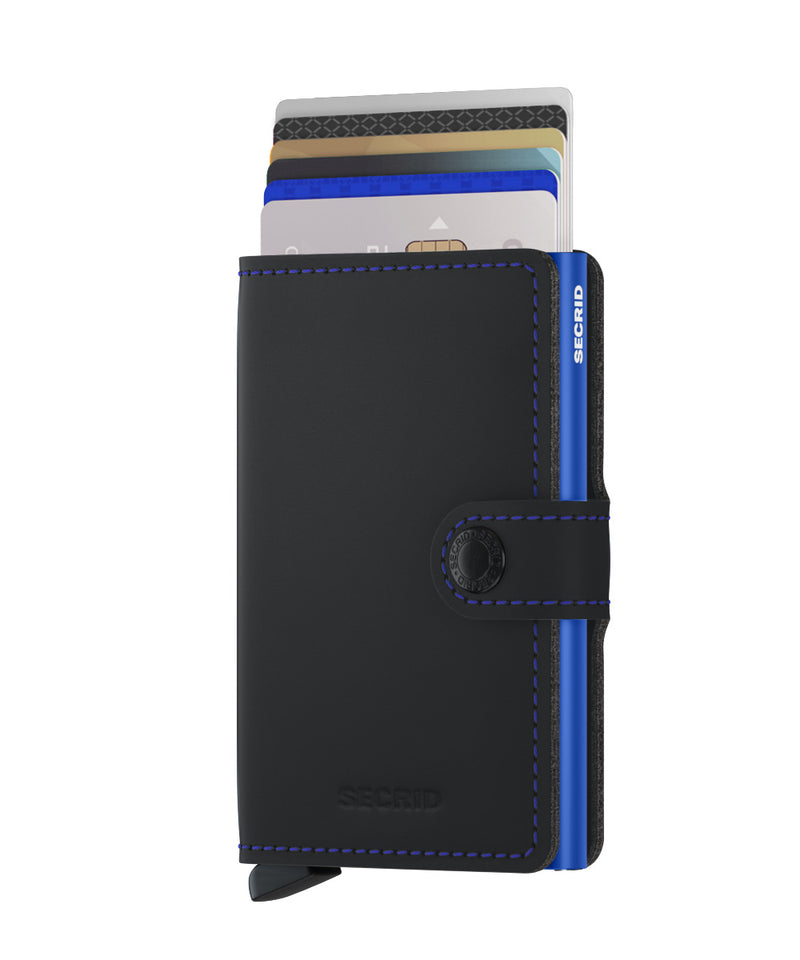 Miniwallet Matte - Black & Blue