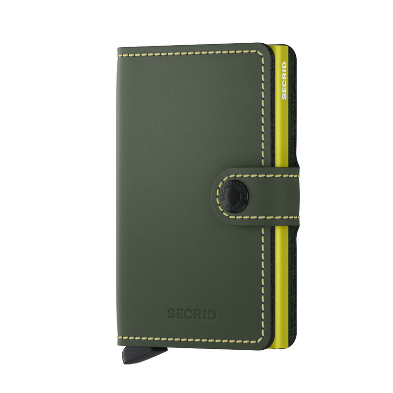 Miniwallet Matte Green & Lime