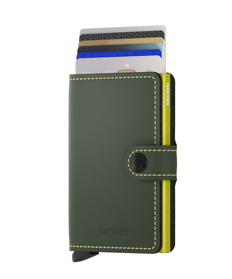 Miniwallet Matte Green & Lime
