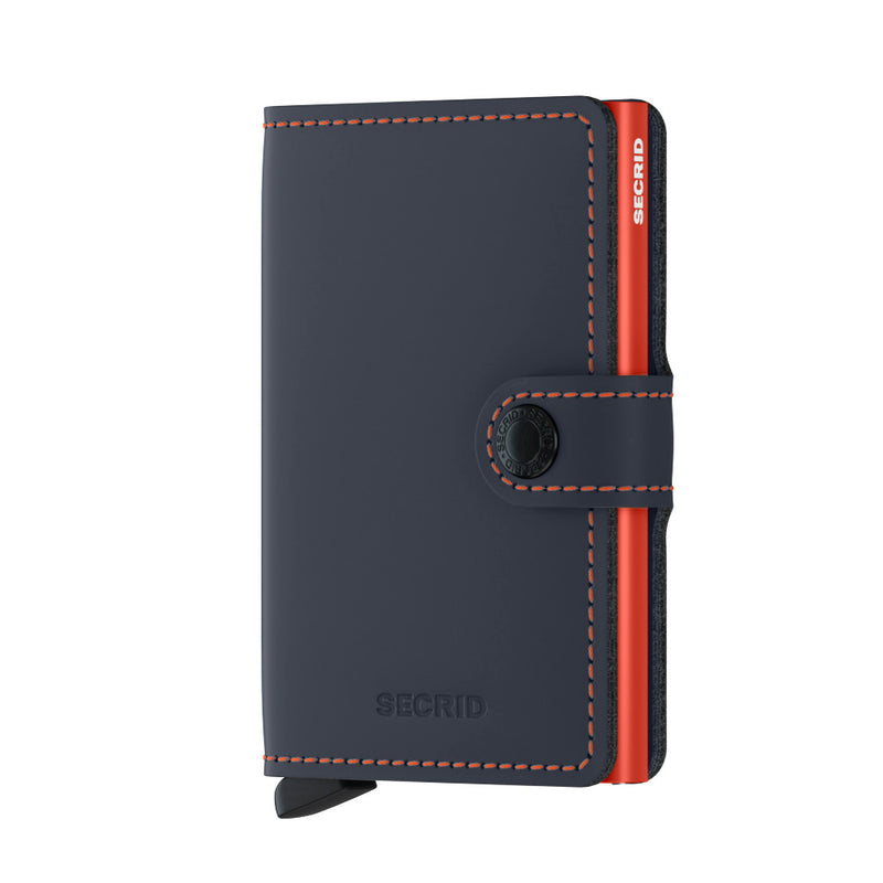 Miniwallet Matte - Night Blue & Orange