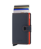 Miniwallet Matte - Night Blue & Orange