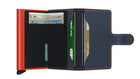 Miniwallet Matte - Night Blue & Orange