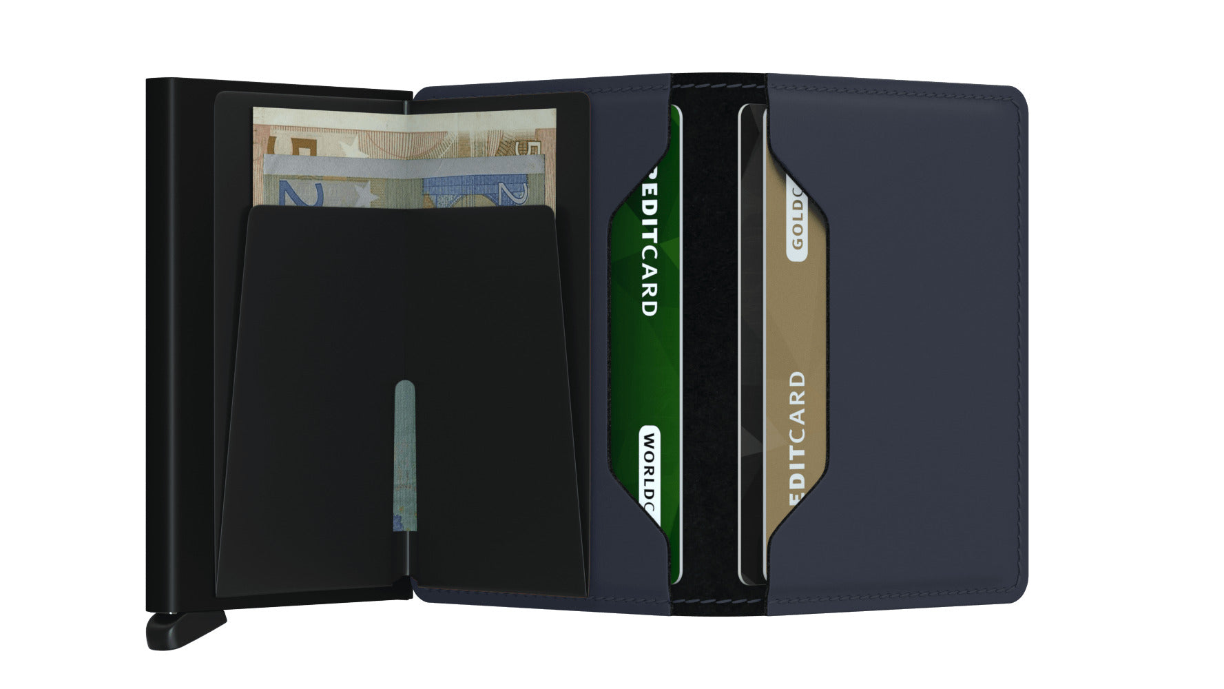 Slimwallet Matte - Night Blue