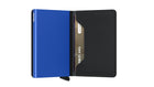 Slimwallet Matte - Black & Blue