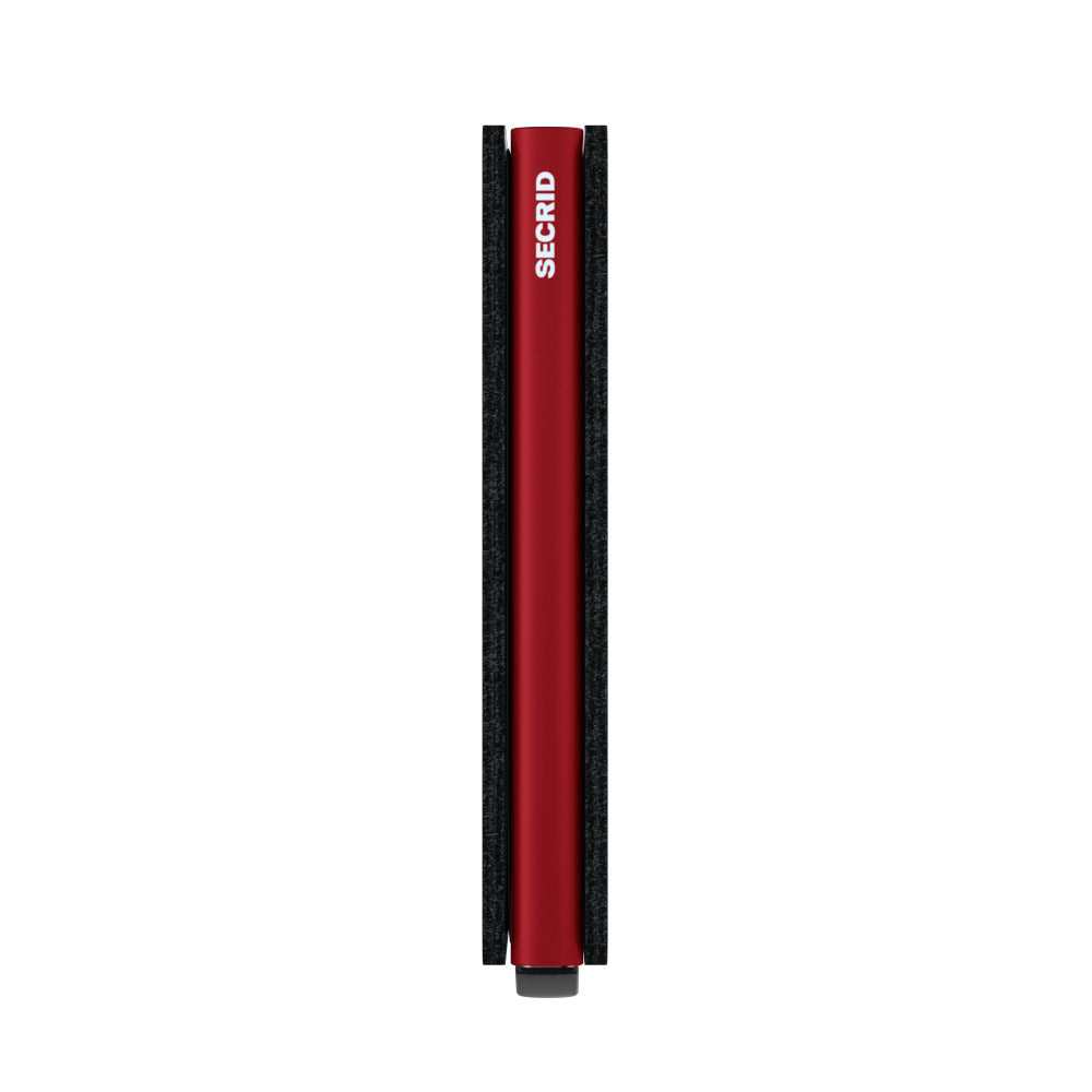 Slimwallet Matte - Black & Red