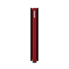 Slimwallet Matte - Black & Red