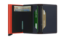 Slimwallet Matte - Night Blue & Orange