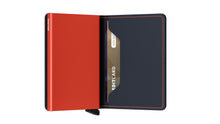 Slimwallet Matte - Night Blue & Orange