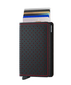 Slimwallet Perforated Black-Red