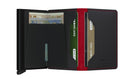 Slimwallet Perforated Black-Red