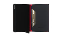 Slimwallet Perforated Black-Red