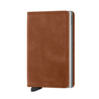 Slimwallet Vintage Cognac-Silver