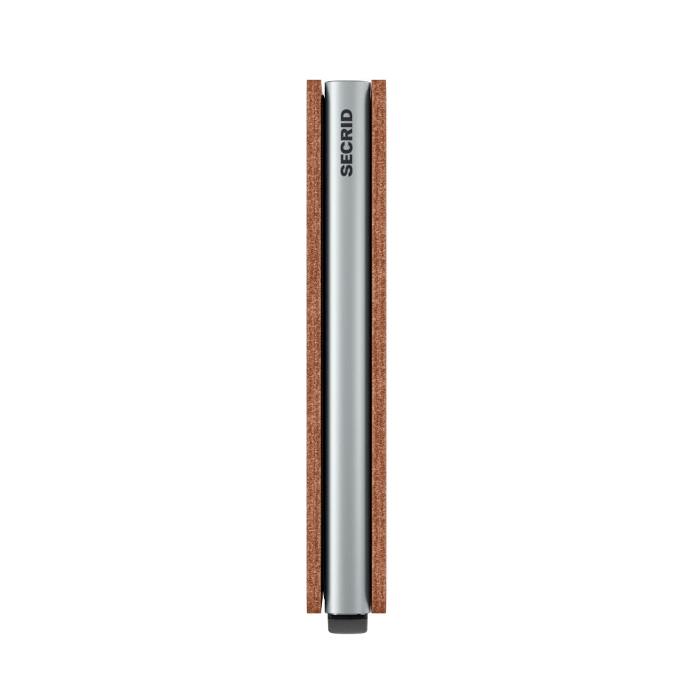 Slimwallet Vintage Cognac-Silver