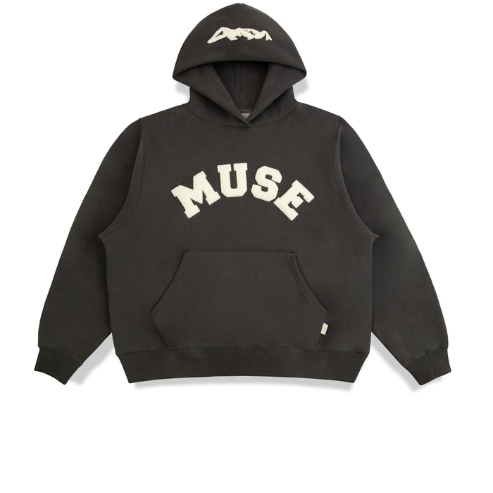 Sweat à capuche en chenille épaisse - Acier