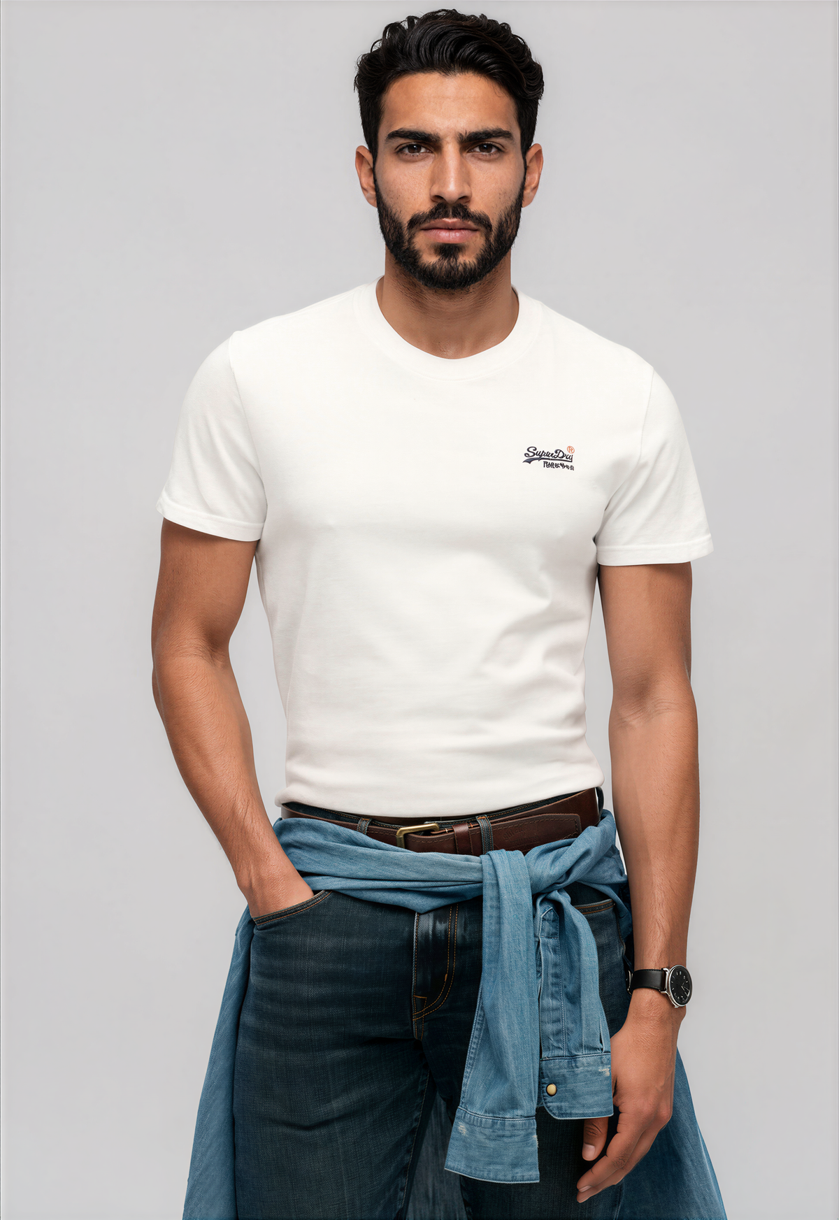 Essential Contrast Tee - Optic