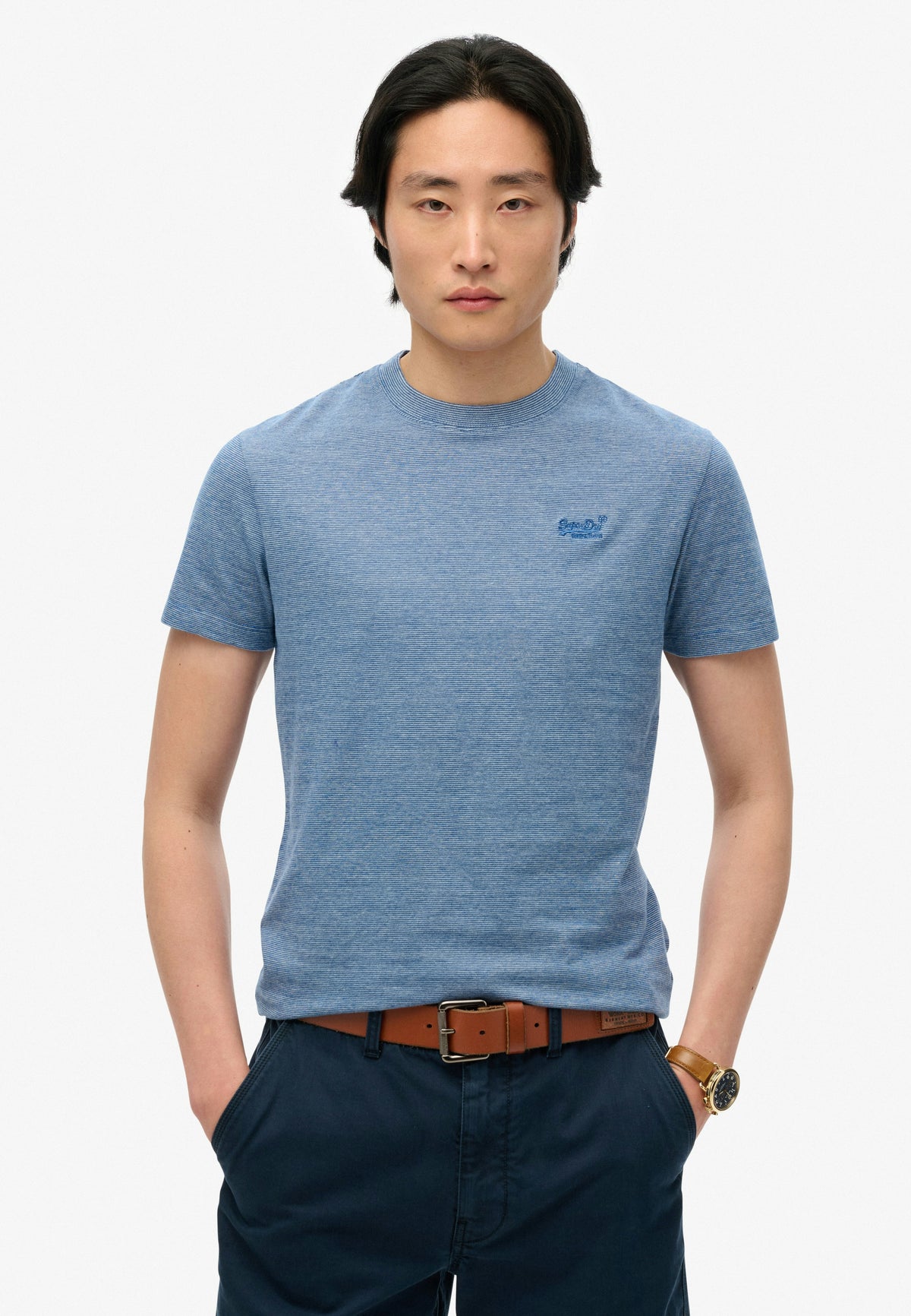 Essential Logo Tee - Ocean Blue Feeder-2