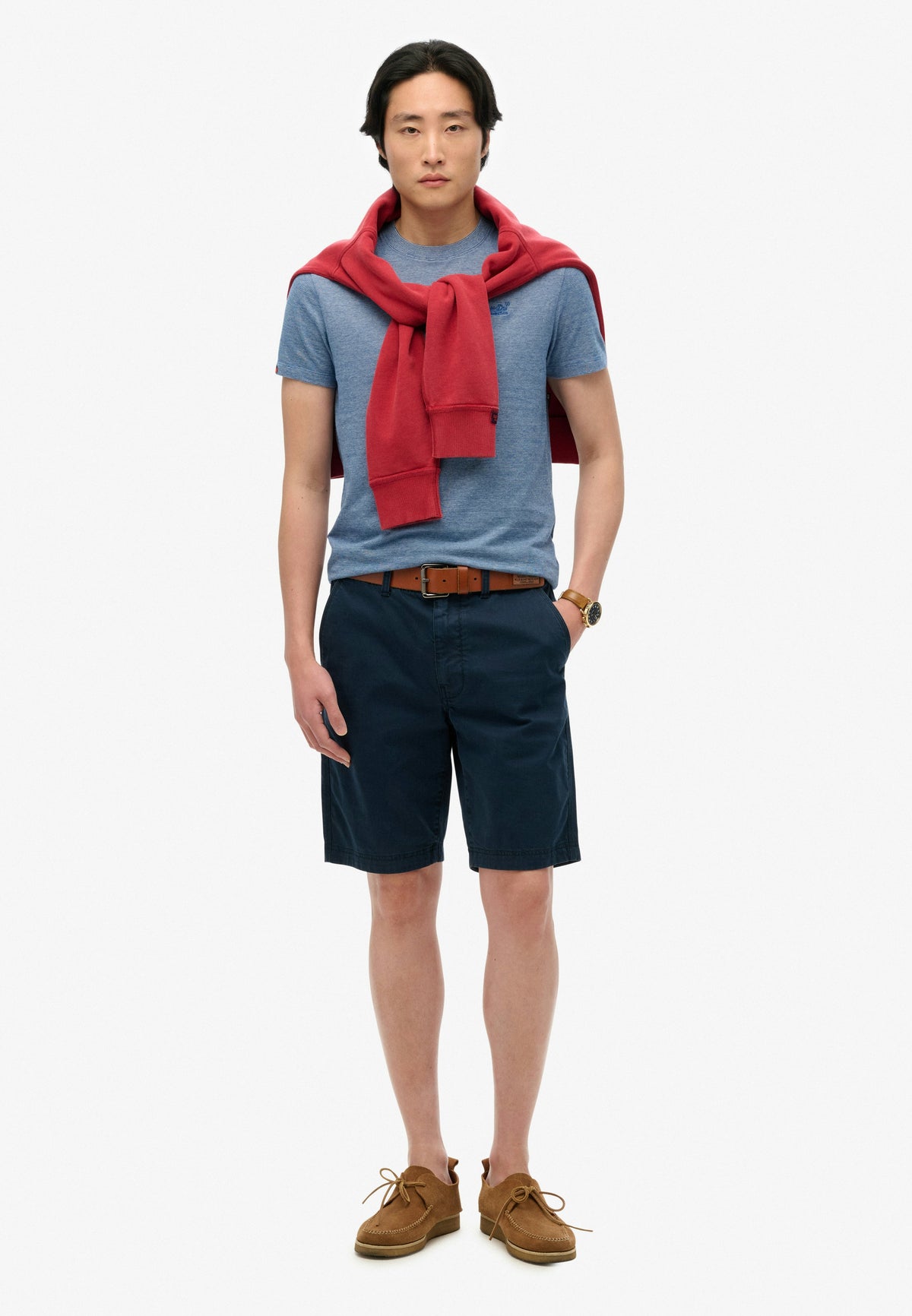Essential Logo Tee - Ocean Blue Feeder-4