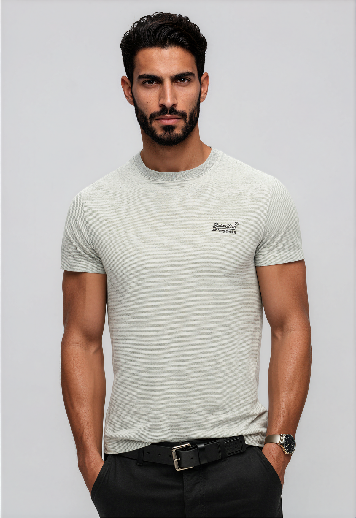 Vintage Logo Tee - Pumice Stone Marl