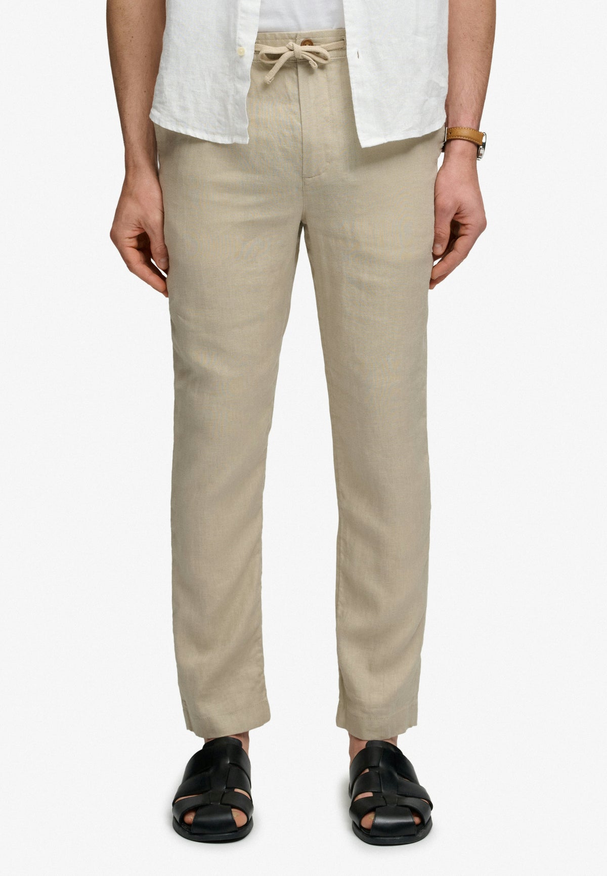 Merchant Linen Pant - Sand-1