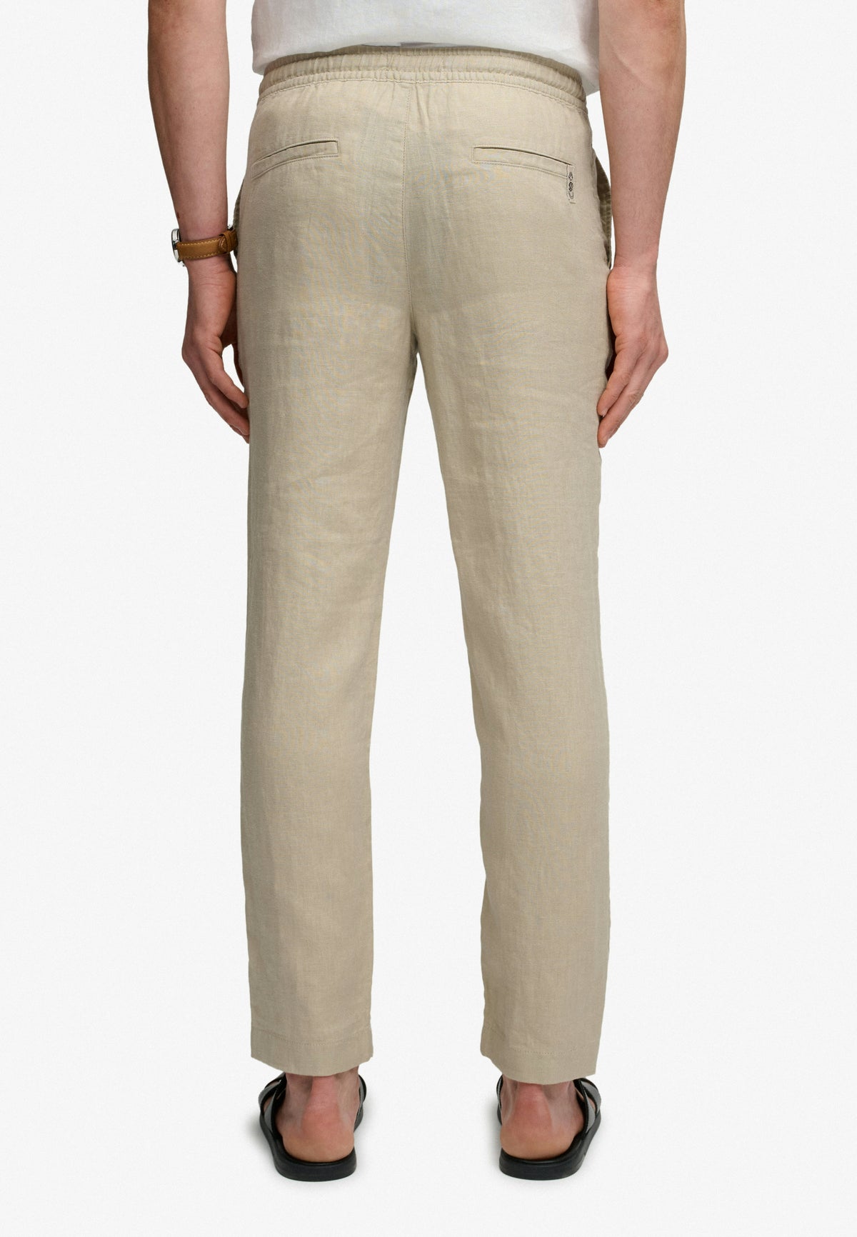 Merchant Linen Pant - Sand-2