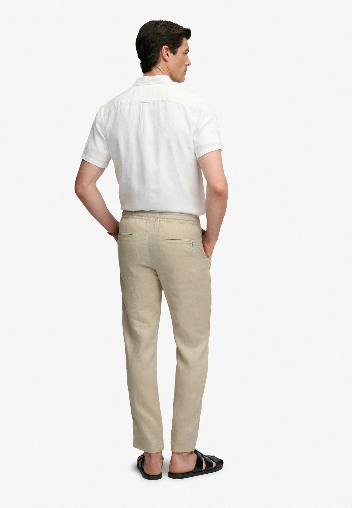 Merchant Linen Pant - Sand-4