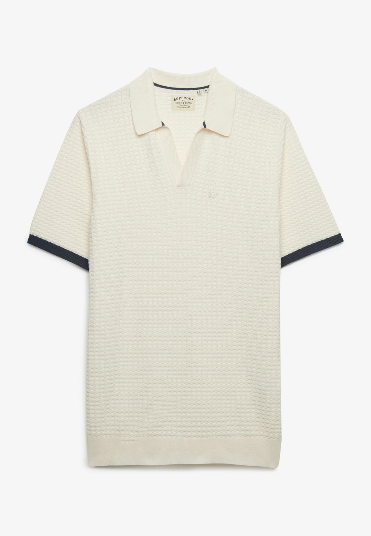 Johnny Collar Knitted Polo - Classic Cream-4