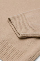 Textured Knit Crew - Beige