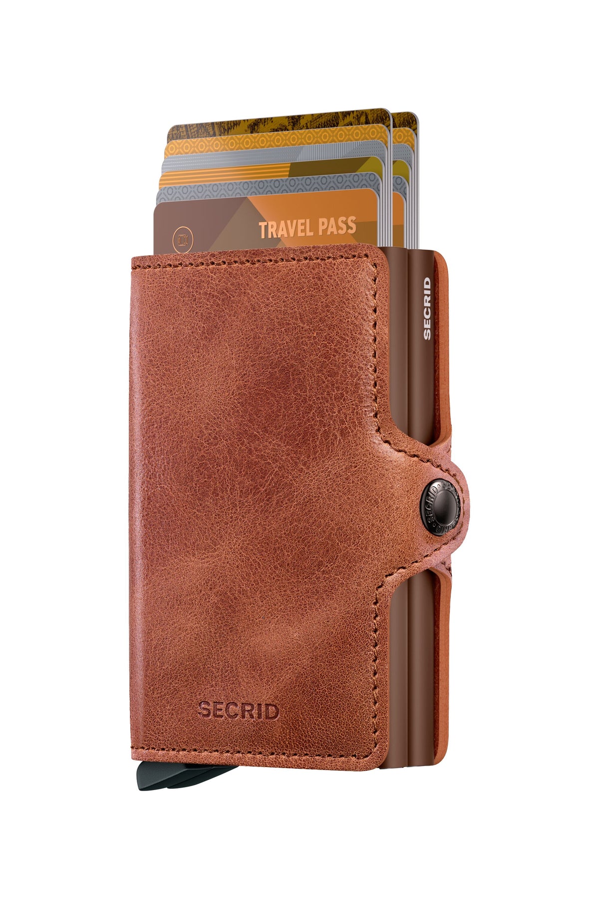 Twinwallet Vintage - Cognac Brown-2