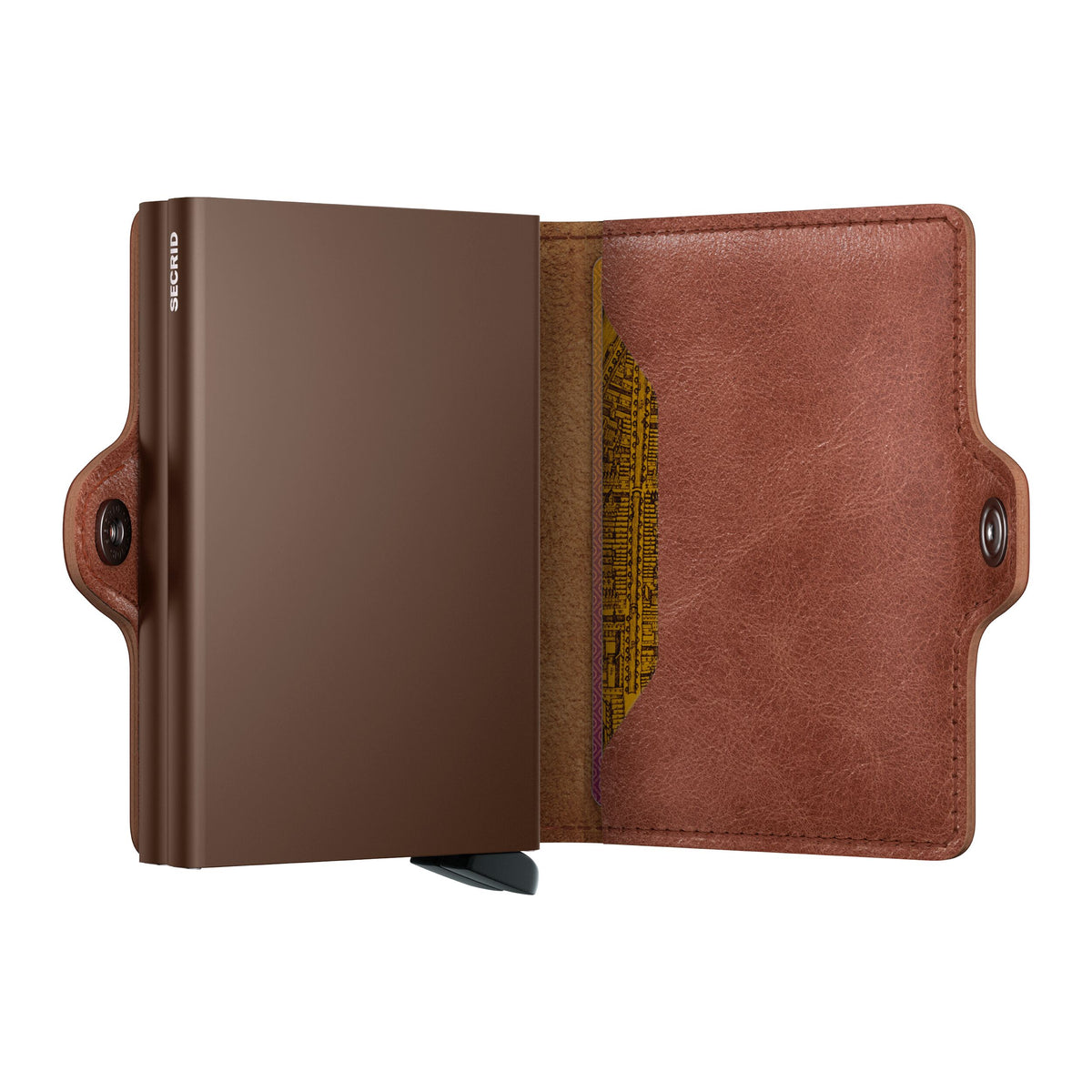 Twinwallet Vintage - Cognac Brown-4