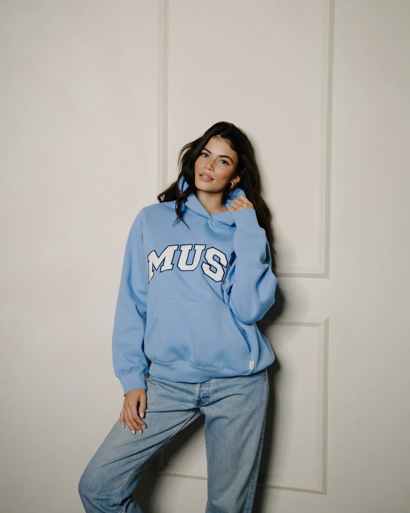 Heavyweight Scholar Hoodie - Carolina Blue