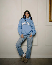 Heavyweight Scholar Hoodie - Carolina Blue