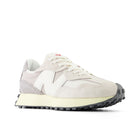 White & Grey 327 Sneakers