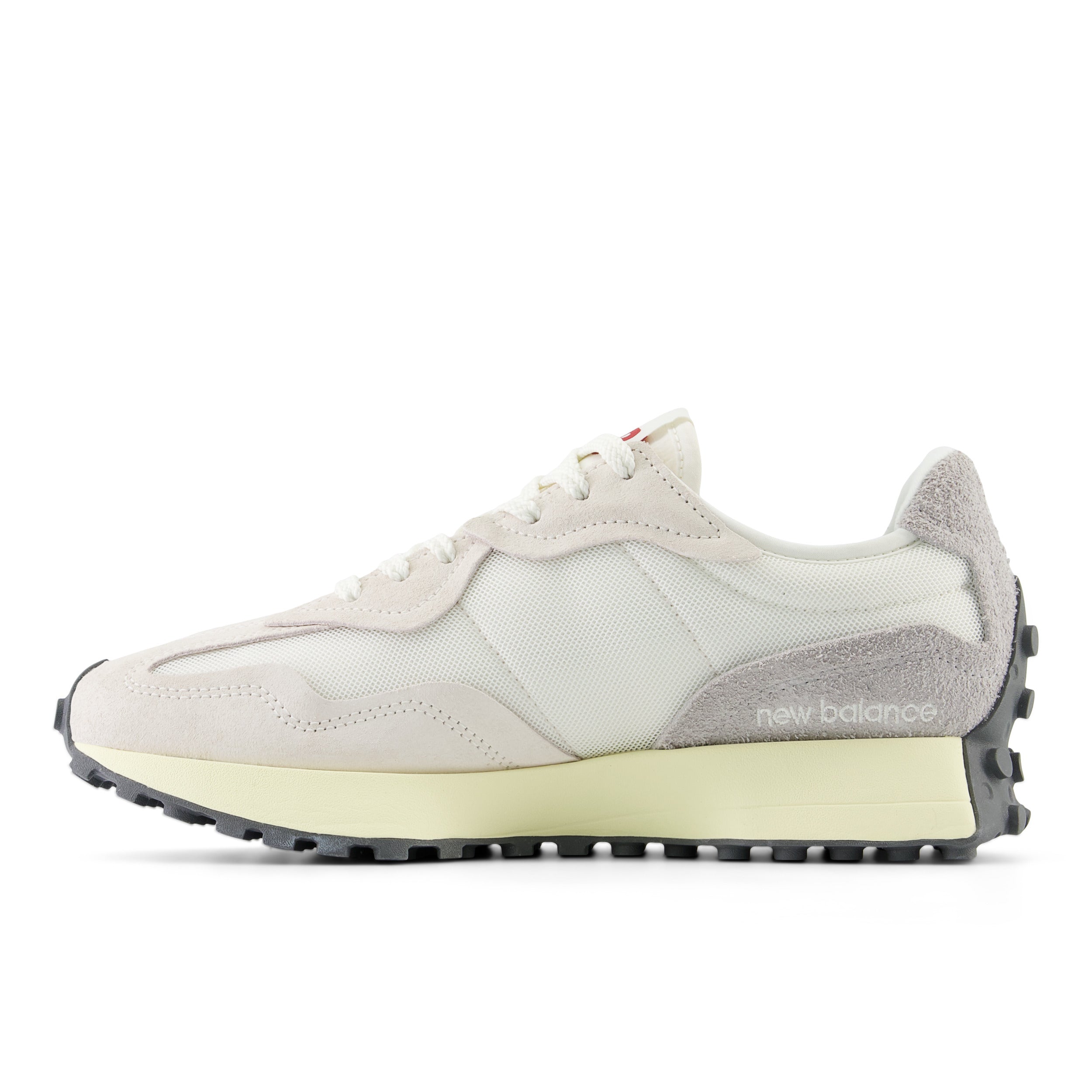 White & Grey 327 Sneakers