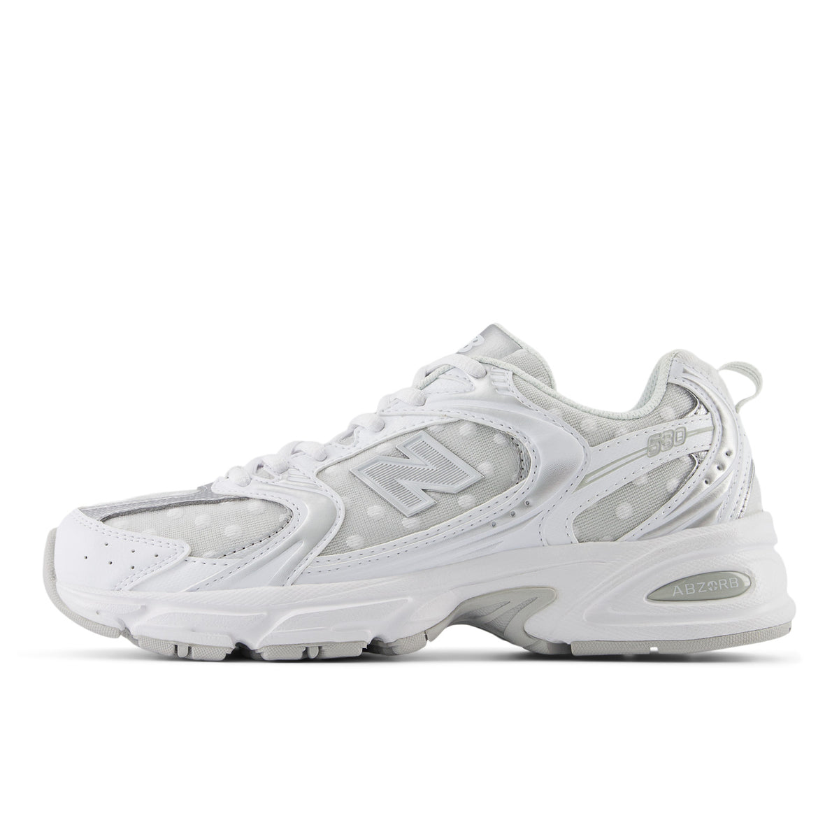 530 - White with silver metallic-3