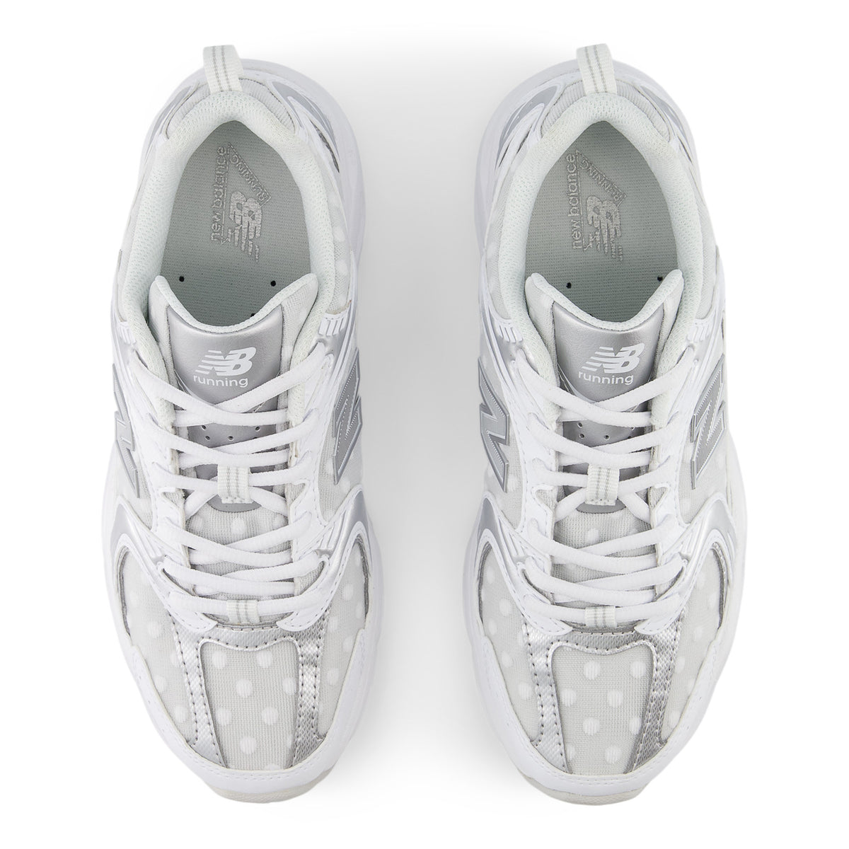 530 - White with silver metallic-4
