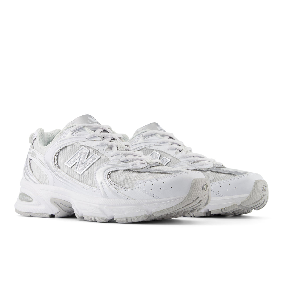 530 - White with silver metallic-2