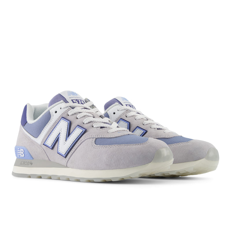 574 - Pearl Grey & White