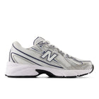 740 - Navy With Silver Metallic