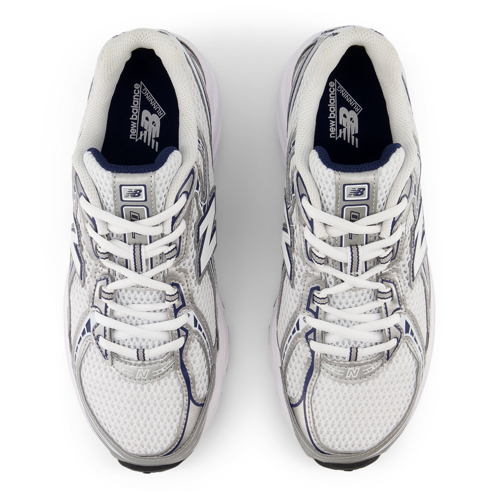 740 - Navy With Silver Metallic