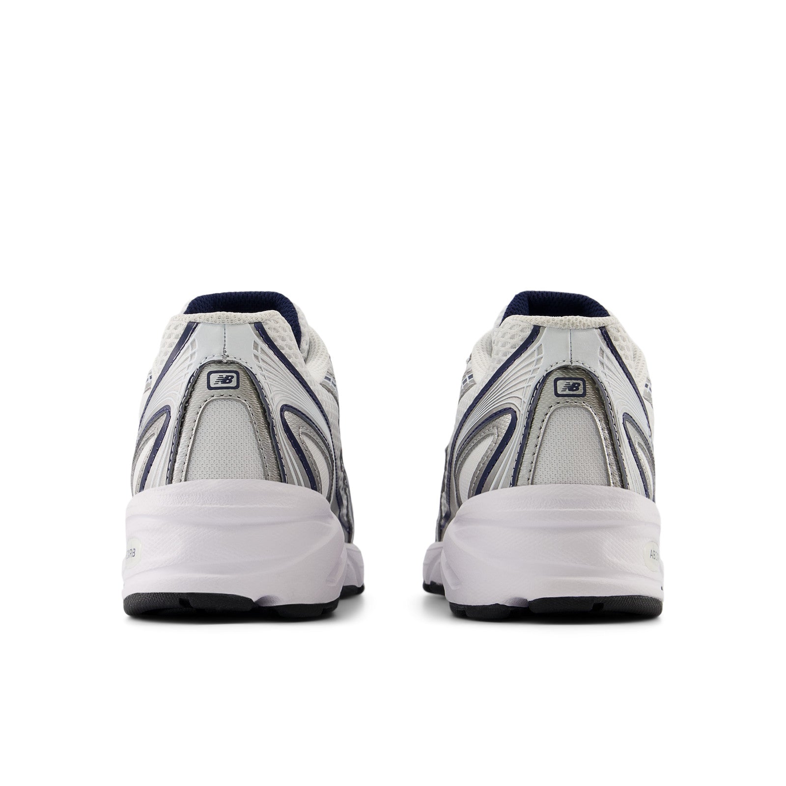 740 - Navy With Silver Metallic