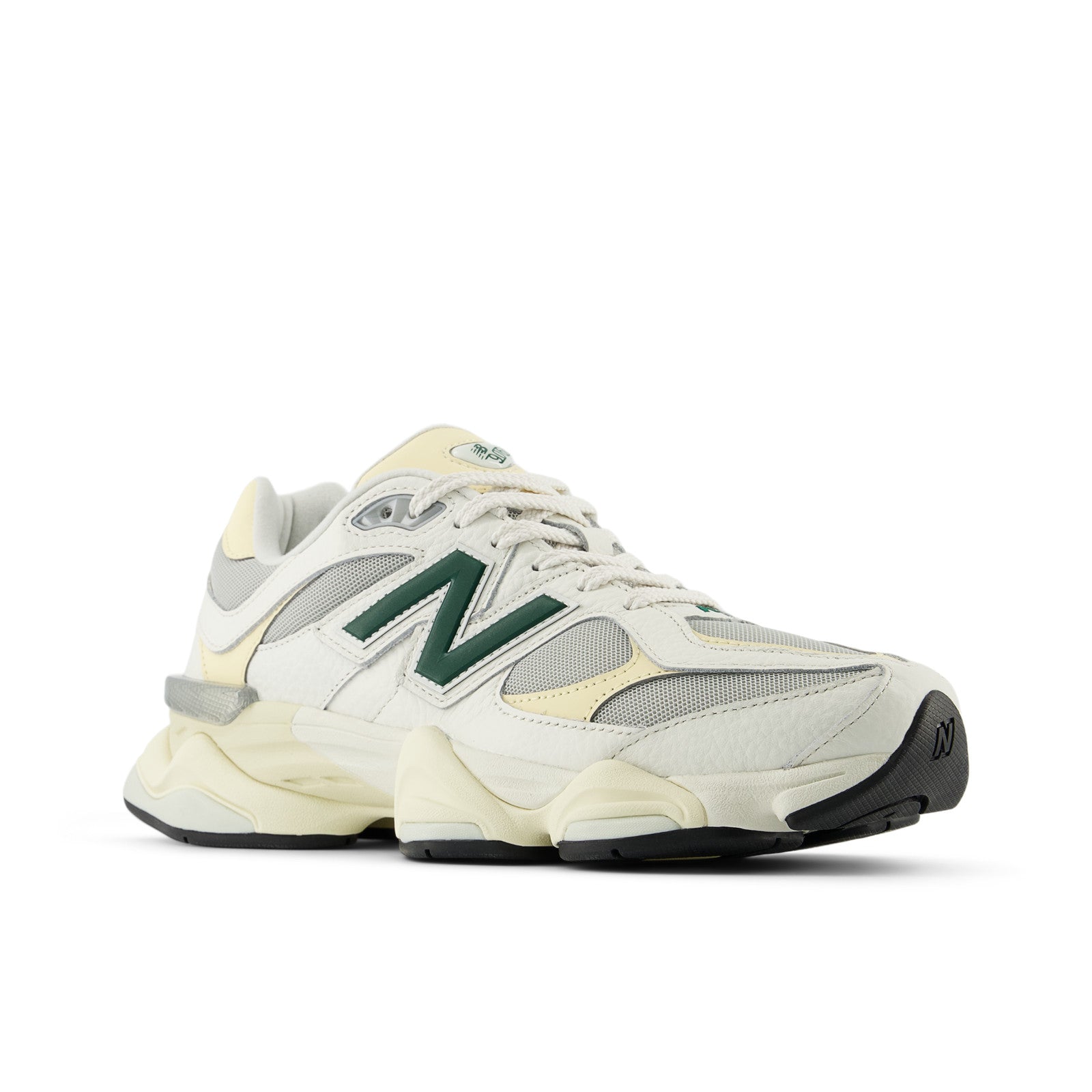 White & Green 9060 Sneakers
