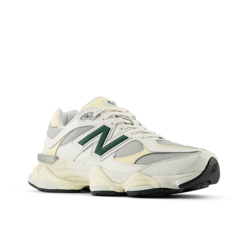 White & Green 9060 Sneakers