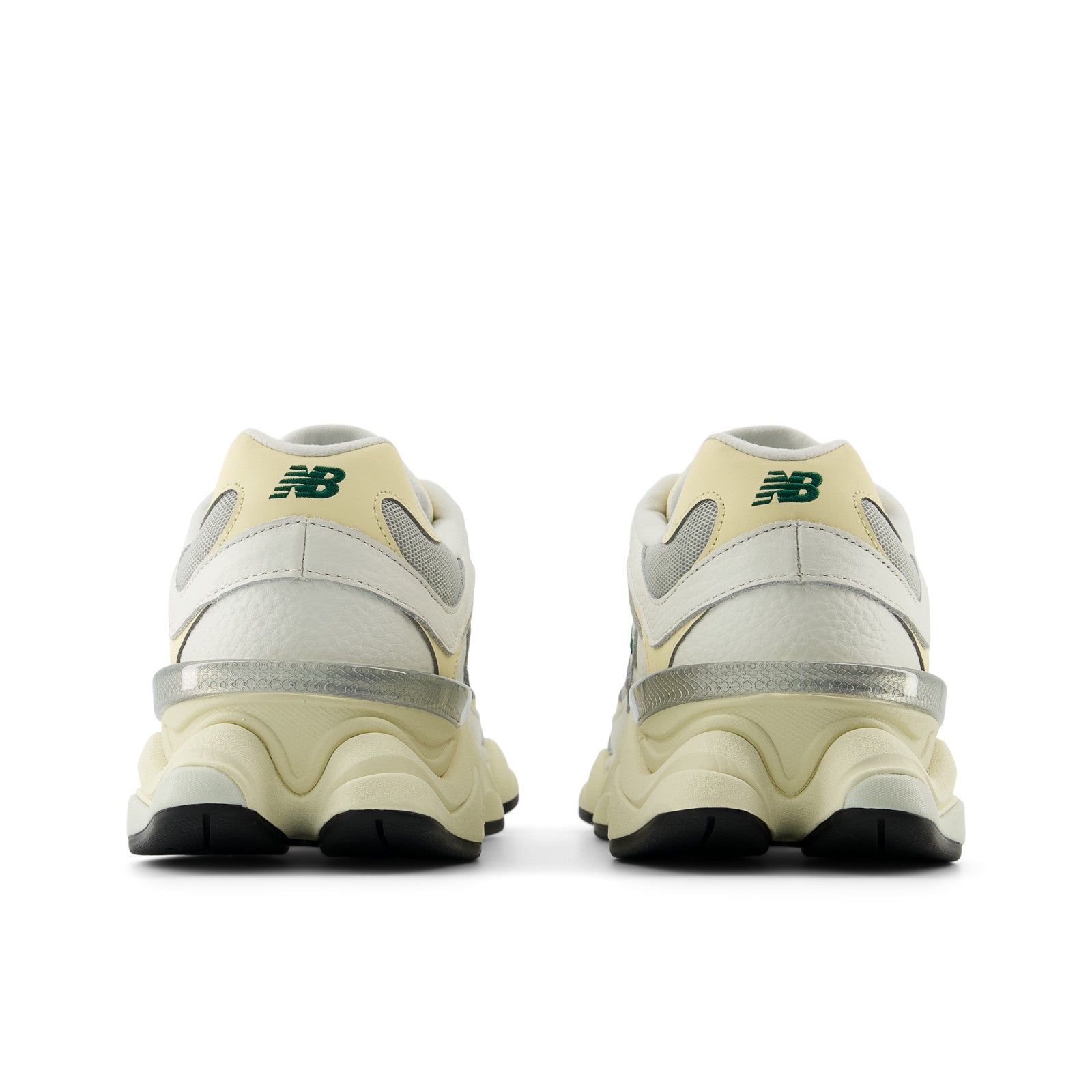 White & Green 9060 Sneakers