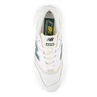 White & Green 997 Sneakers