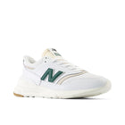 White & Green 997 Sneakers