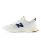 White & Blue 997 Sneakers