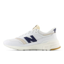 White & Blue 997 Sneakers