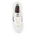 White & Blue 997 Sneakers