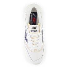 White & Blue 997 Sneakers